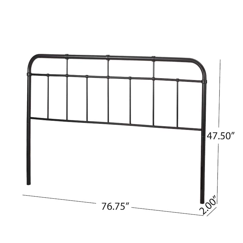 Crombie Industrial Iron Headboard by Christopher Knight Home
