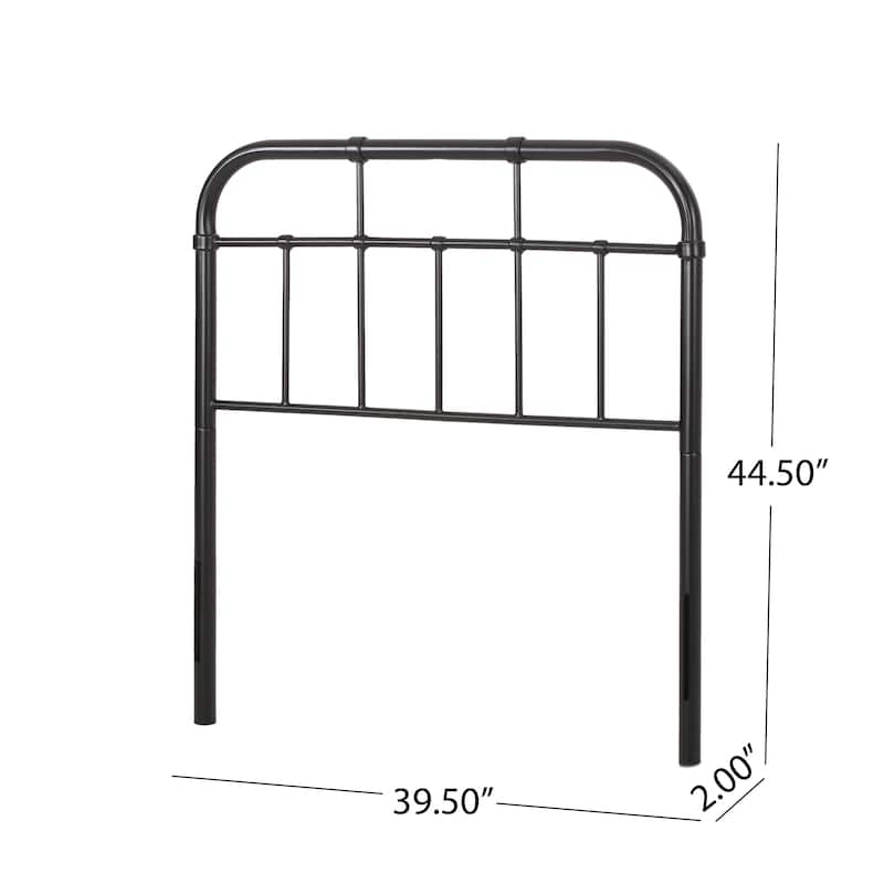 Crombie Industrial Iron Headboard by Christopher Knight Home