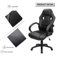 High Back Ergonomic Racing Chair Swivel Executive Computer Chair Headrest and Lumbar Support