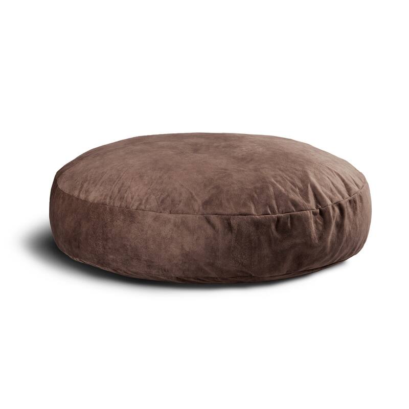 Jaxx 6 Foot Bean Bag Sofa and Chair For Adults - Wrangler - Chestnut