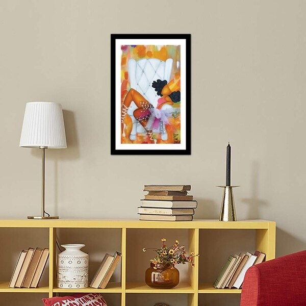 iCanvas "Belle" by Pinklomein Framed Fine Art Paper Print. Opens flyout.