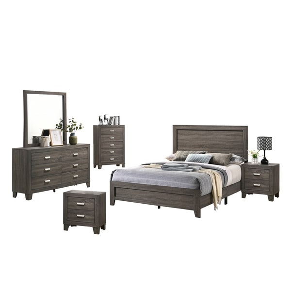 Best Quality Furniture Anastasia 6-Piece Bedroom Set - Overstock - 30153018