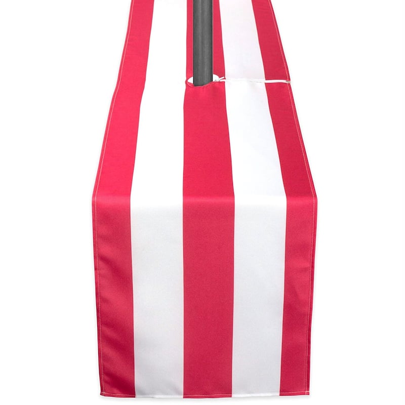 DII Patriotic Stripe Outdoor Table Runner