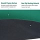 Soozier 71" x 36" 8 Player Rubber Oval Poker Table Top - Green/White - Thumbnail 3