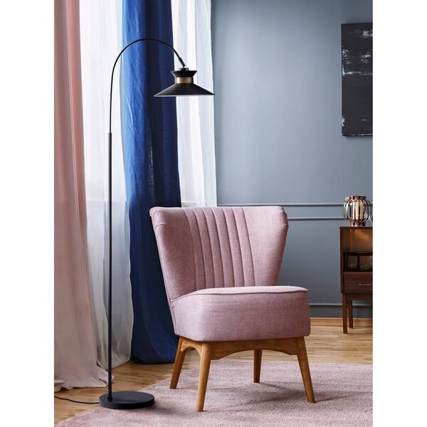 Shop Bromi Design Gracie Black Arc Floor Lamp On Sale Free