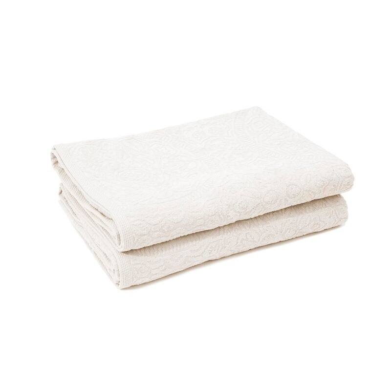 Portofino 2PC Bath sheet - 34X64 - IVORY