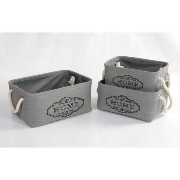 Linden Home Storage Bin Home 3PCs
