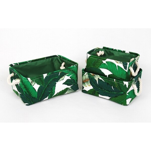 Linden Home Storage Bin Leaf 3 PCs