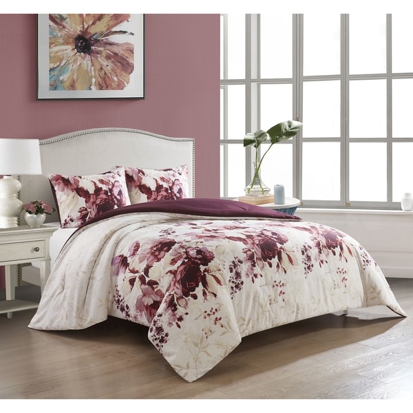 3-piece Reversible Comforter Set 