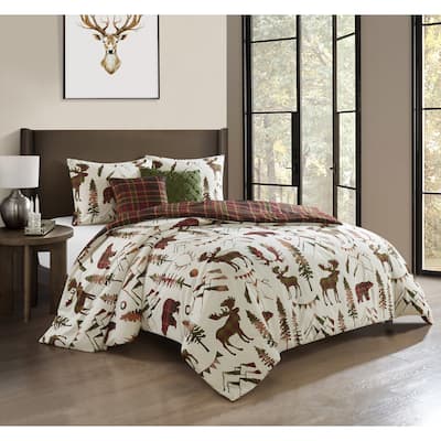 Carbon Loft Capozzoli 5-piece Reversible Comforter Set