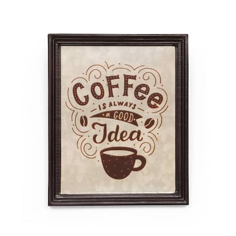 Evanston Inspirational Coffee Wall Art by Christopher Knight Home