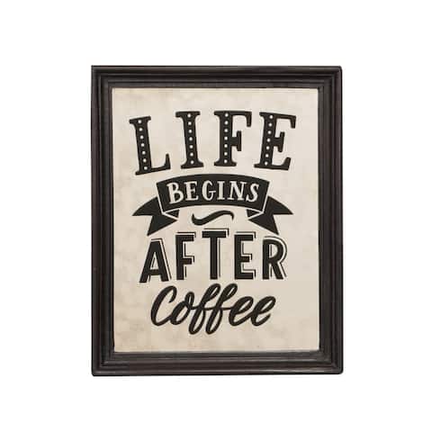 Erbie Inspirational Coffee Wall Art by Christopher Knight Home