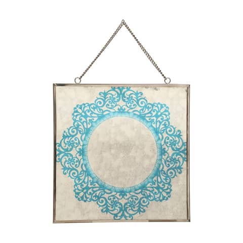 Elgin Oriental Tempered Glass Wall Accessory by Christopher Knight Home