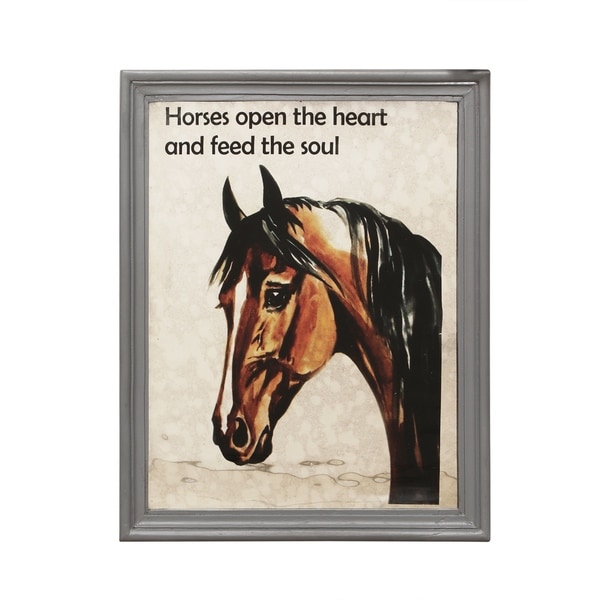 Giles Horse Wall Décor by Christopher Knight Home 15.75