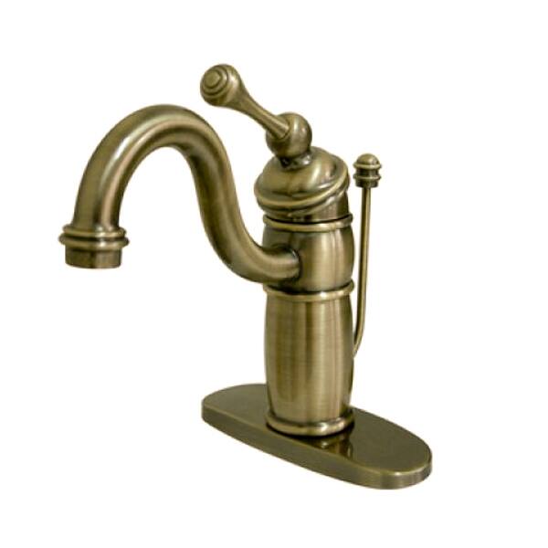 Kingston Brass Victorian Centerset Vintage Brass Bathroom Faucet