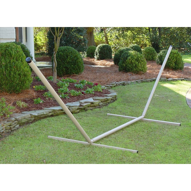 Taupe Steel Hammock Stand