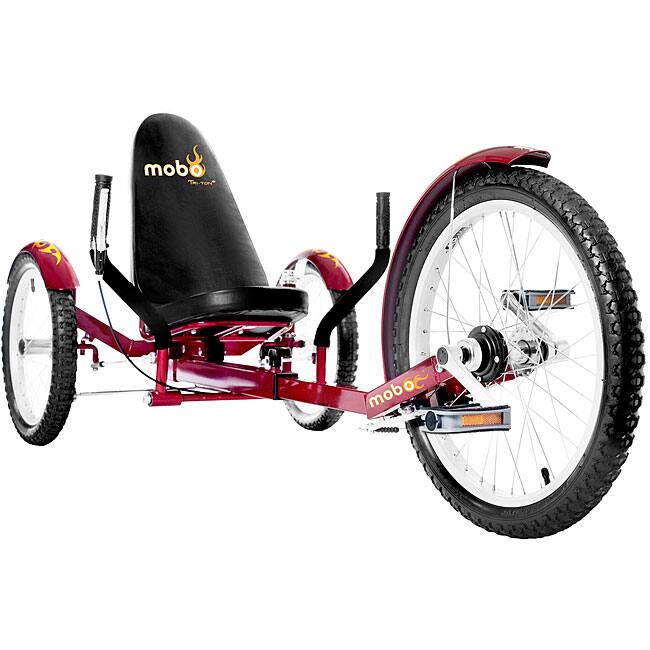 Mobo Triton Pro The Ultimate Adult Three Wheeled Red Cruiser
