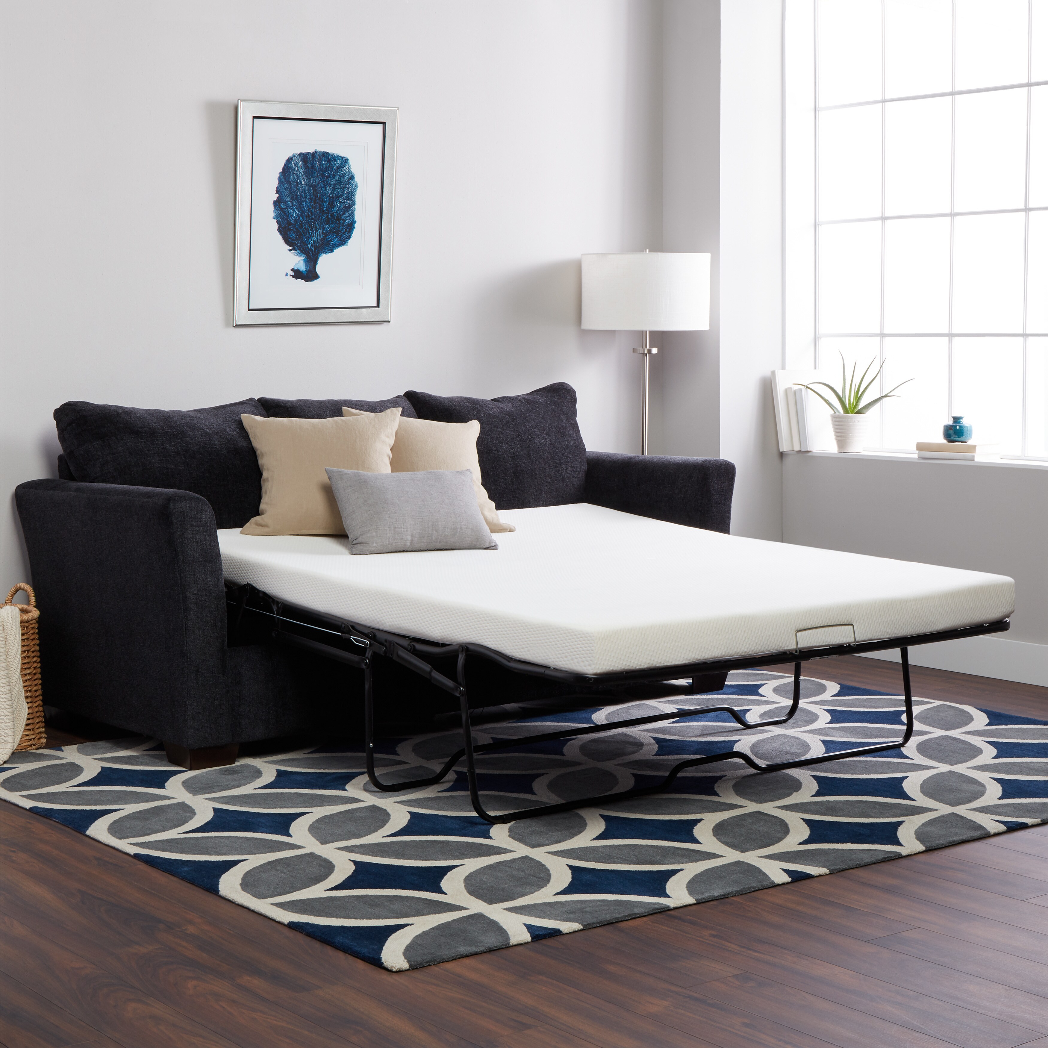 Details About Queen Size Memory Foam Sofa Bed Sleeper Mattress Select Luxury New Life 4 5 In