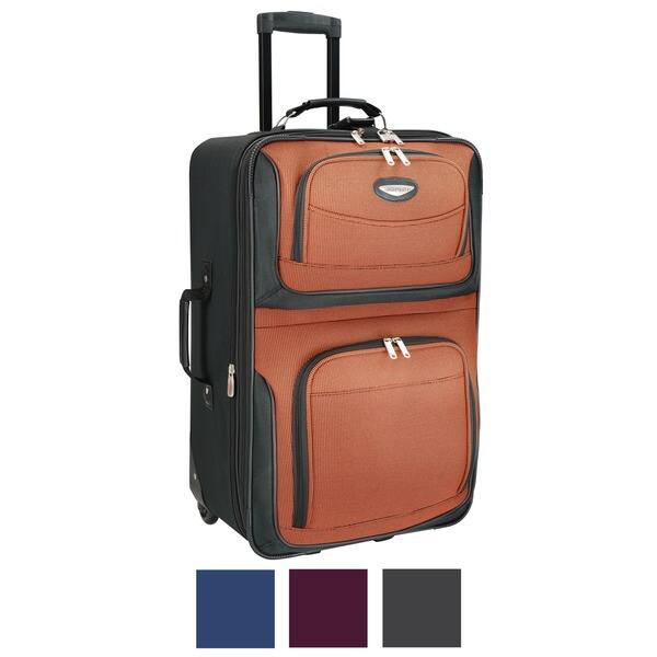slide 1 of 6, Travel Select by Traveler's Choice Amsterdam 25-inch Medium Expandable Upright Suitcase