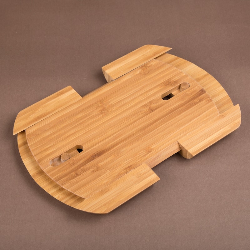 Creative Home's 12'' x 7 5/8" x 9/10" Bamboo Expandable Trivet