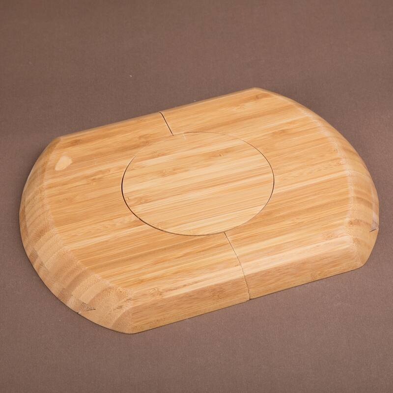 Creative Home's 12'' x 7 5/8" x 9/10" Bamboo Expandable Trivet