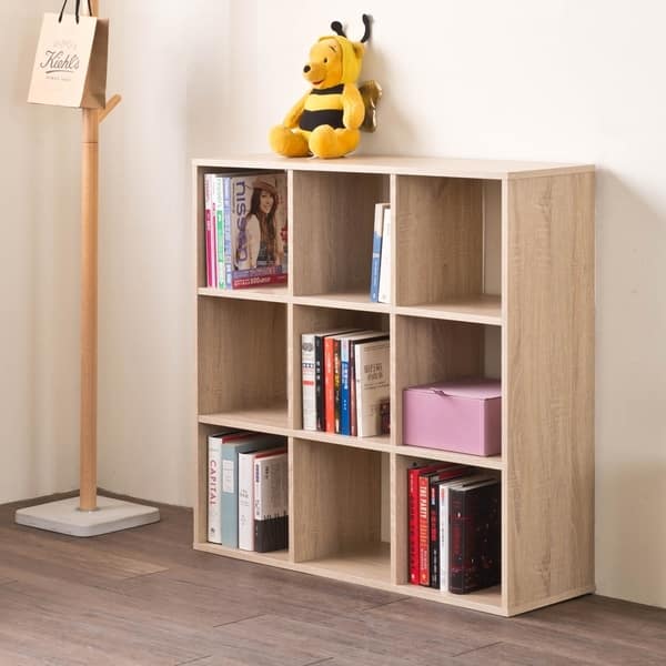 Shop Stackable 9 Cube Organizer Shelf Bookcase Closet Storage