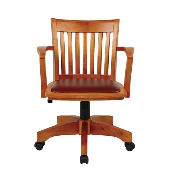 Shop Copper Grove Wilbur Vintage Padded Wood Banker S Chair On