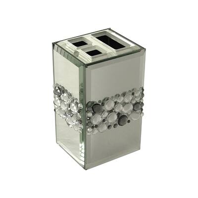 Harlow Tooth Brush Holder - Silver Mirror - N/A