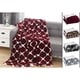 preview thumbnail 2 of 9, Elegant Comfort UltraPlush Micromink Sherpa-Backing Reversible Blanket