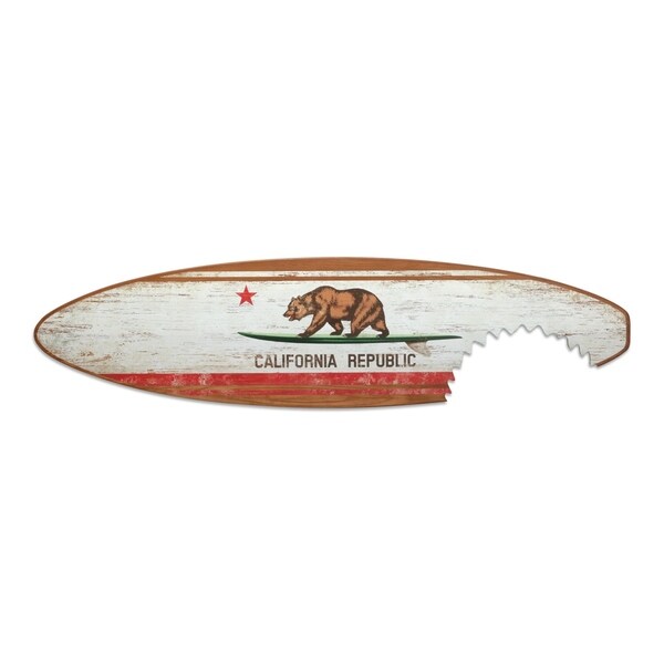 16 x 60 California Flag Surfboard