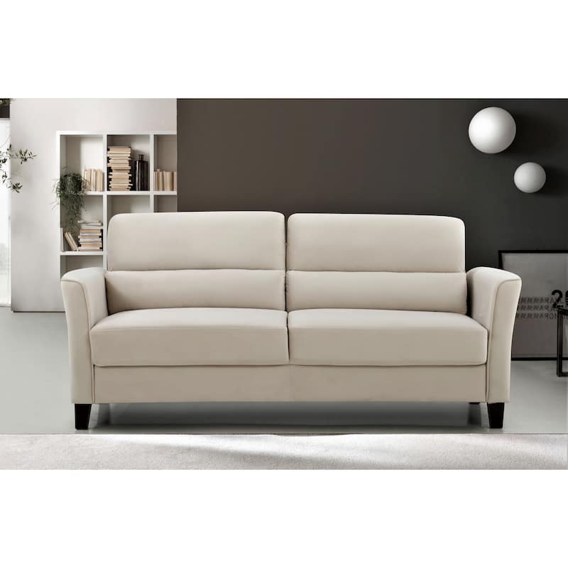 Chole Velvet Sofa - Ivory