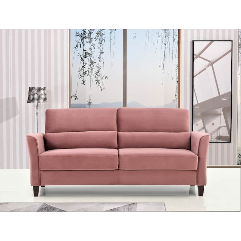 Chole Velvet Sofa - Rose