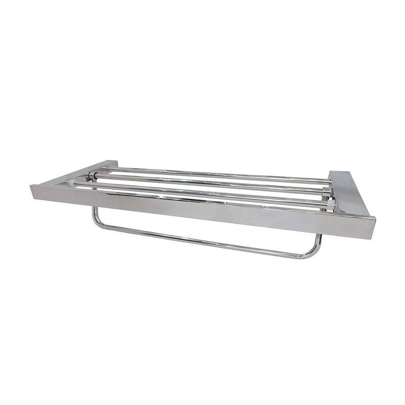 Sweden 23.5" Wall Mounted T304 Stainless Steel Bathroom Towel Shelf