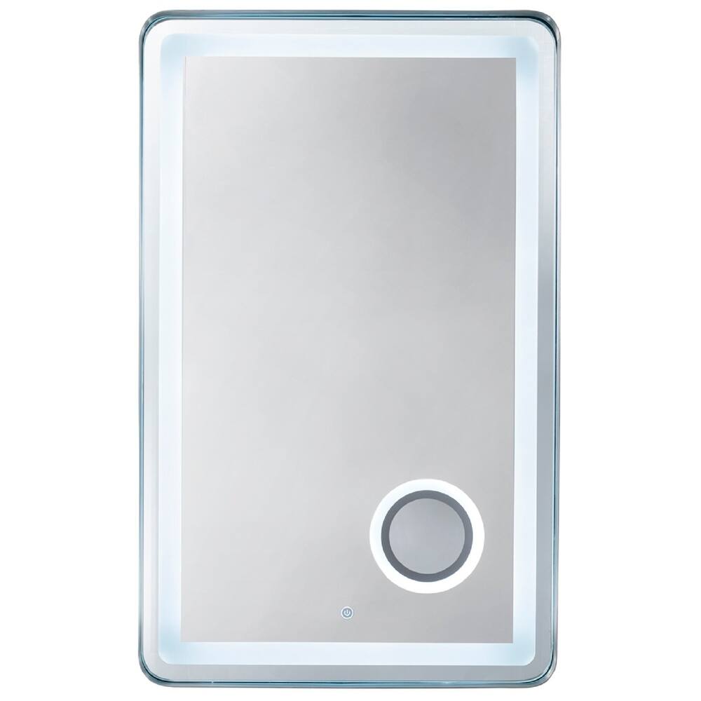 Essential 28" Mirror, Brushed Nickel - 28.50-in W x 2.50-in D x 45.50-in H