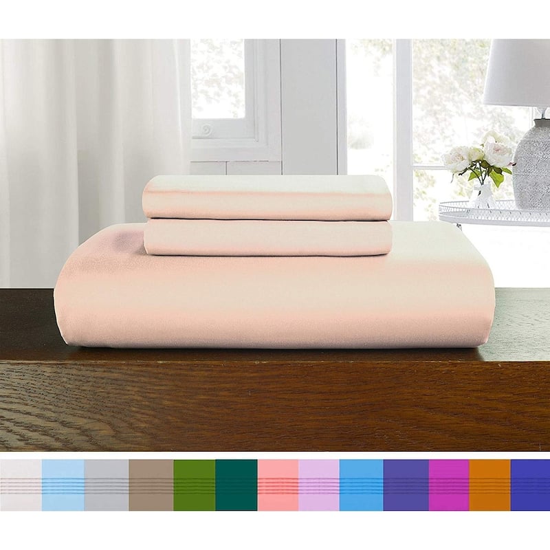 Porch & Den Sedona Solid Color 3-Piece Duvet Cover Set with Button Closure - King - Cal King - Sand