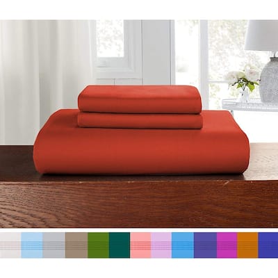 Porch & Den Sedona Solid Color 3-Piece Duvet Cover Set with Button Closure