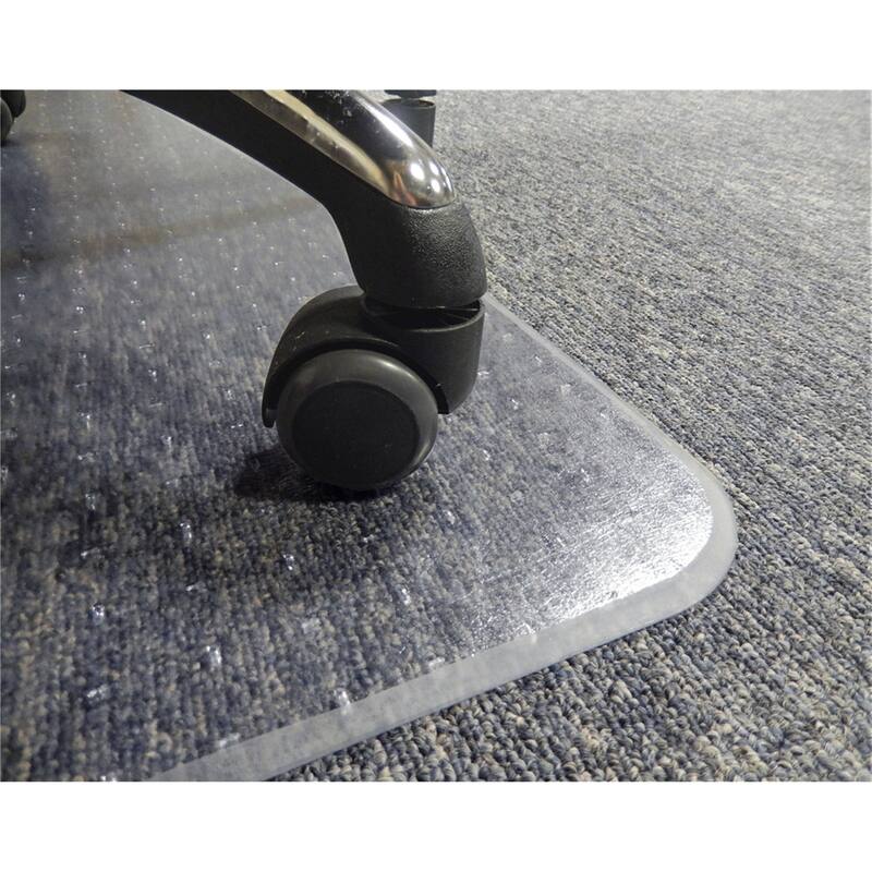 Transparent PVC Eco-friendly Material Soft Rubber Office Chair Mat Pads by Direct Wicker