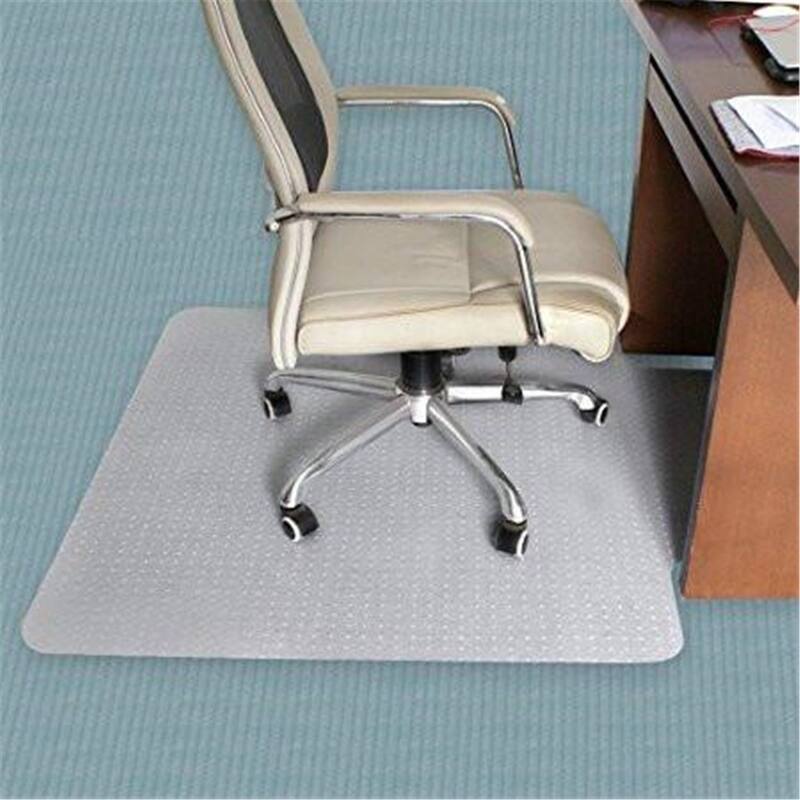 Transparent PVC Eco-friendly Material Soft Rubber Office Chair Mat Pads by Direct Wicker