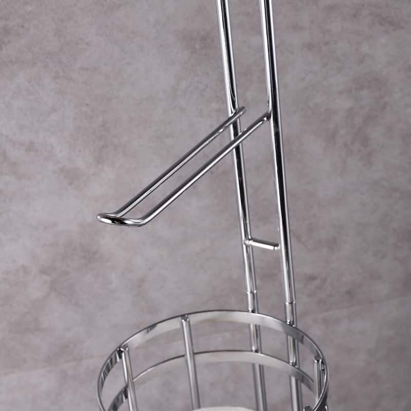 EVIVA Toilet Paper Holder with Phone Shelf - N/A - N/A