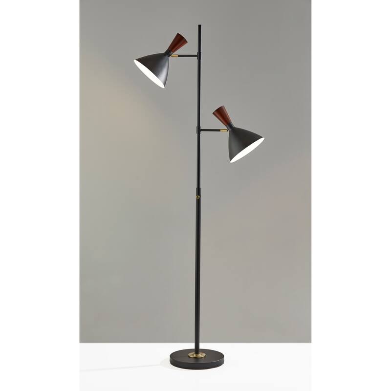 Adesso Black Arlo Tree Lamp