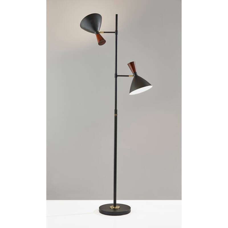 Adesso Black Arlo Tree Lamp