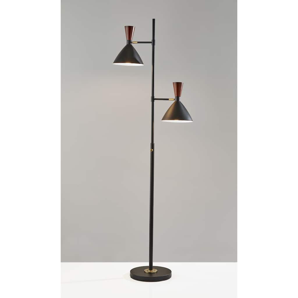 Adesso Black Arlo Tree Lamp