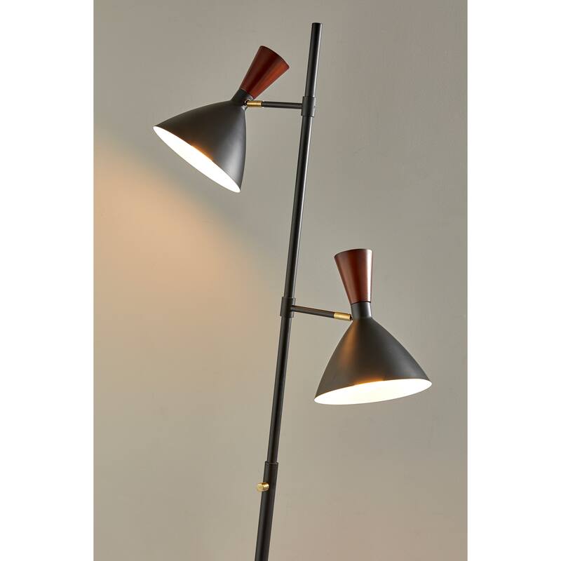 Adesso Black Arlo Tree Lamp