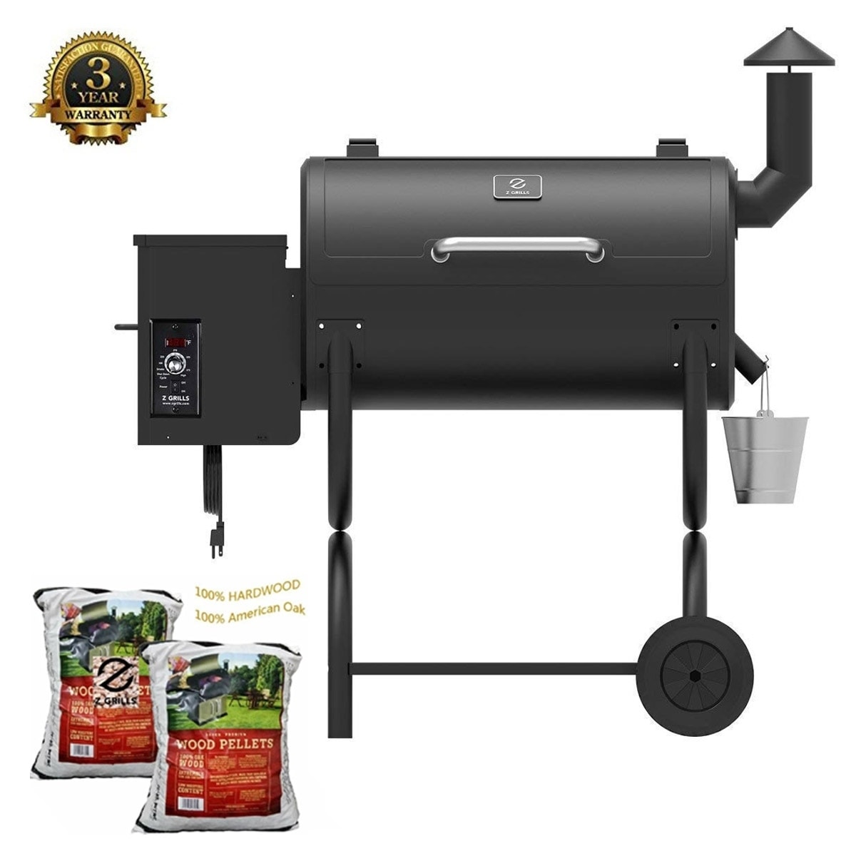 Costway Portable Tabletop Pellet Grill Outdoor Smoker BBQ Digital Control  System