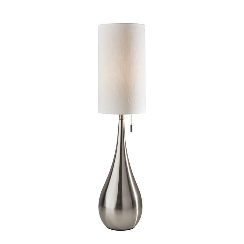 Adesso Brushed Steel Christina Table Lamp
