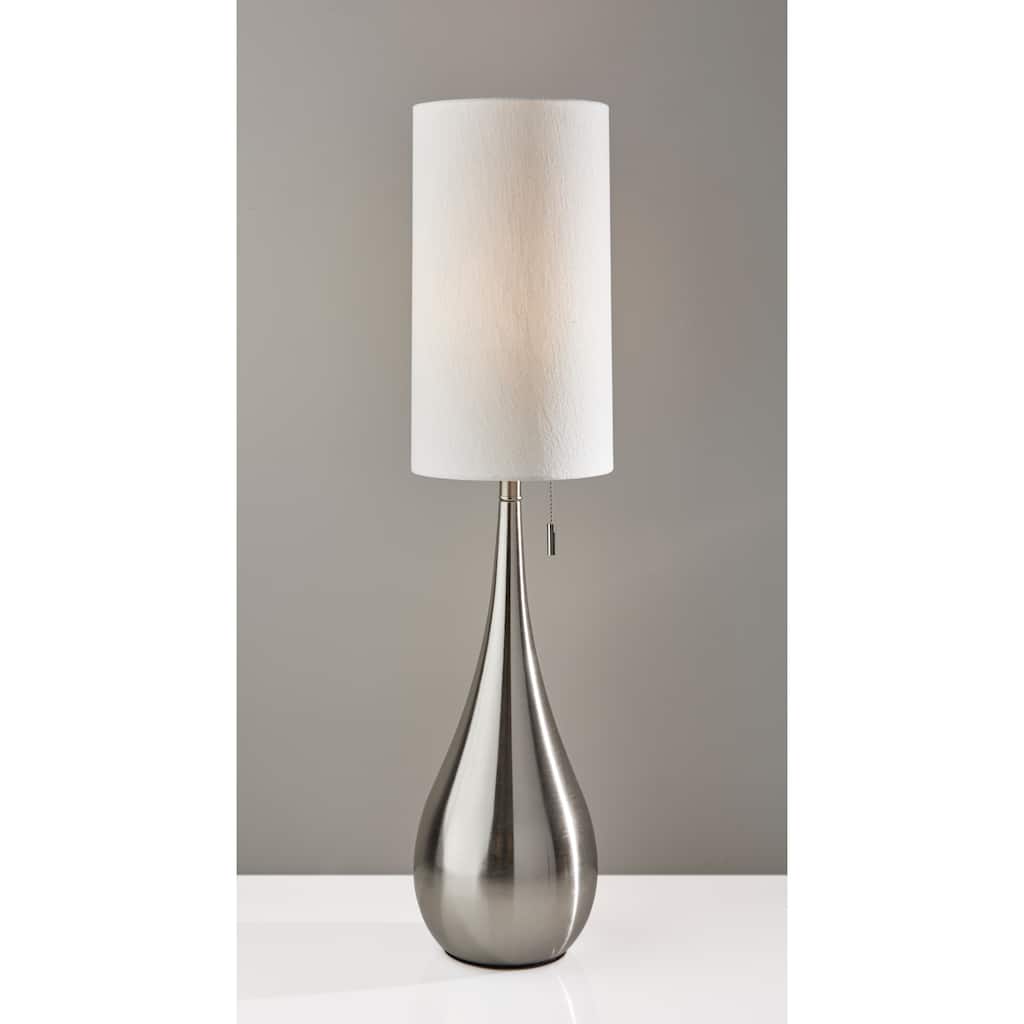 Adesso Brushed Steel Christina Table Lamp