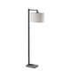 preview thumbnail 2 of 1, Carson Carrington Ylingebol Black & Walnut Floor Lamp