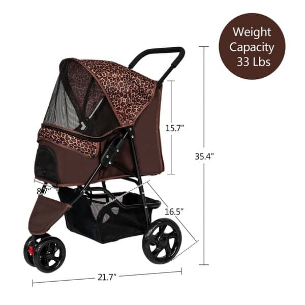 collapsible dog stroller