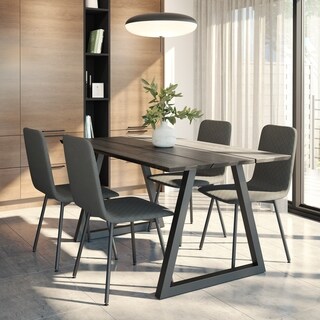 Amisco Amisco Station Metal Chairs and Laredo Table, Dining Amisco Amisco Station Metal Chairs and Laredo Table, Dining