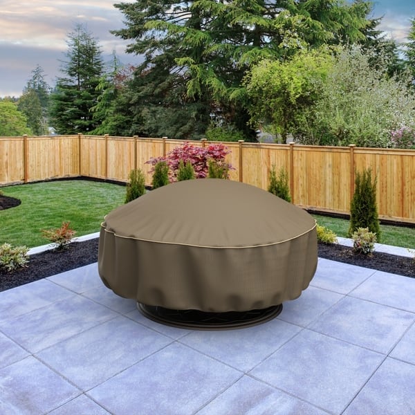 Shop Budge Waterproof Outdoor Fire Pit Cover Neverwet Hillside